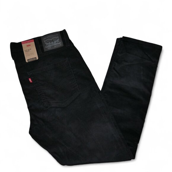 Levi's Men's 512 Corduroy Jeans Size 38x32 Slim Taper Black NEW - Picture 10 of 10